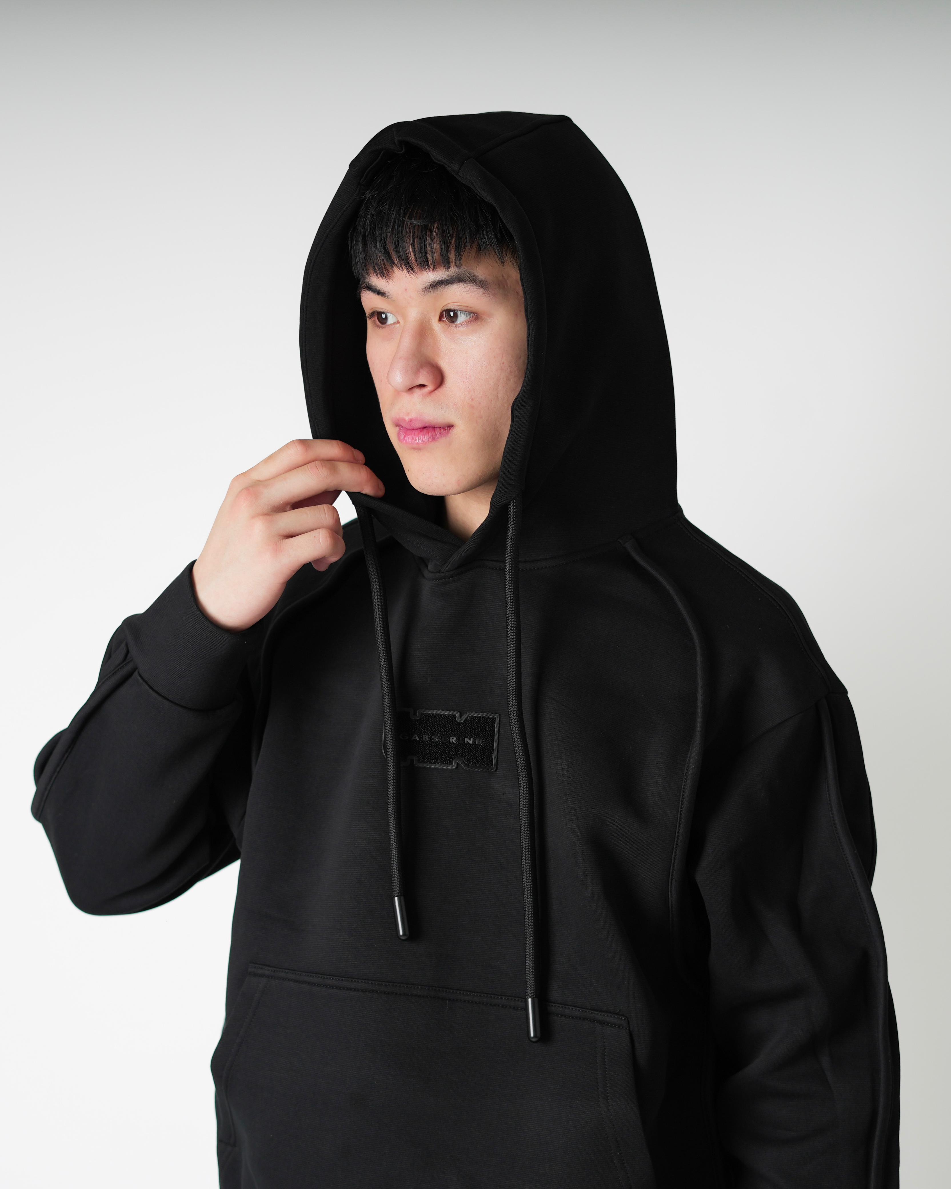 Classic Black Logo Hoodie