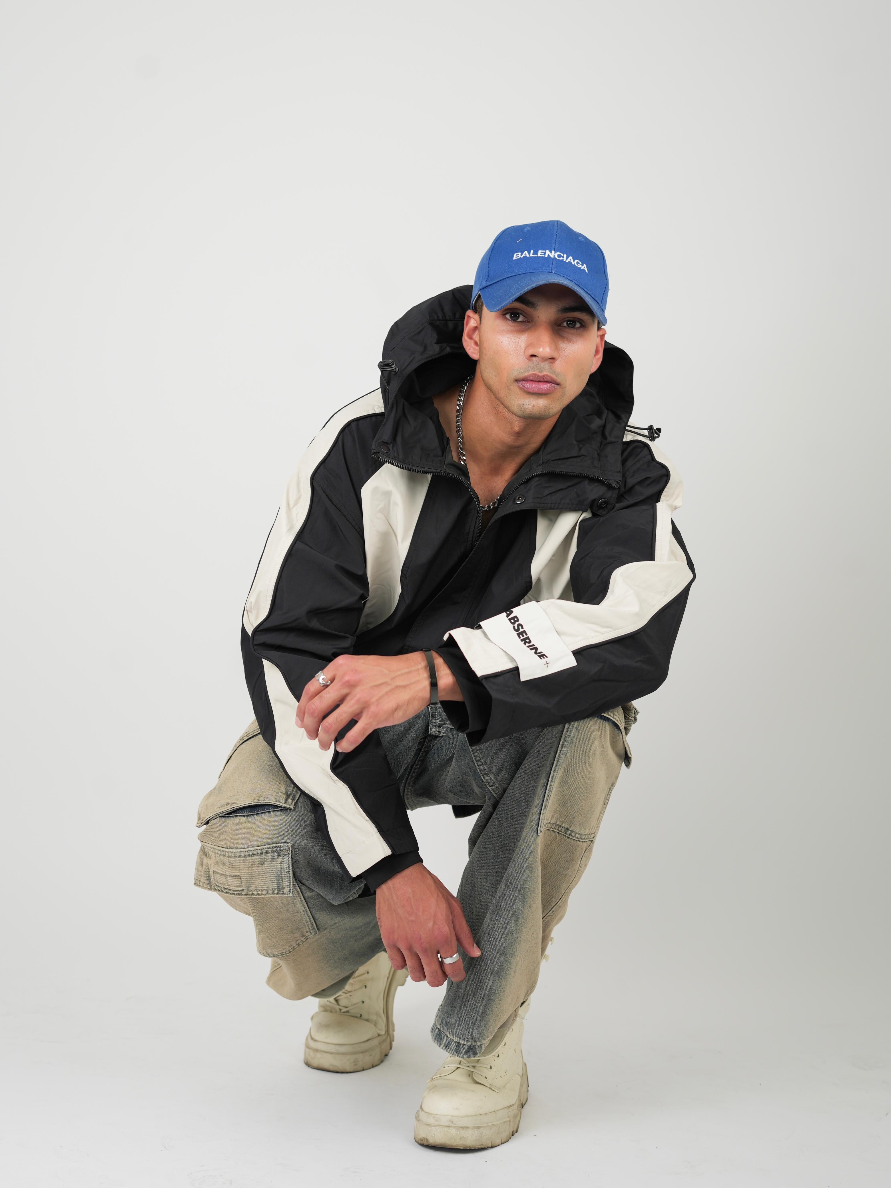 Two-Tone Streetwear Windbreaker Jacket