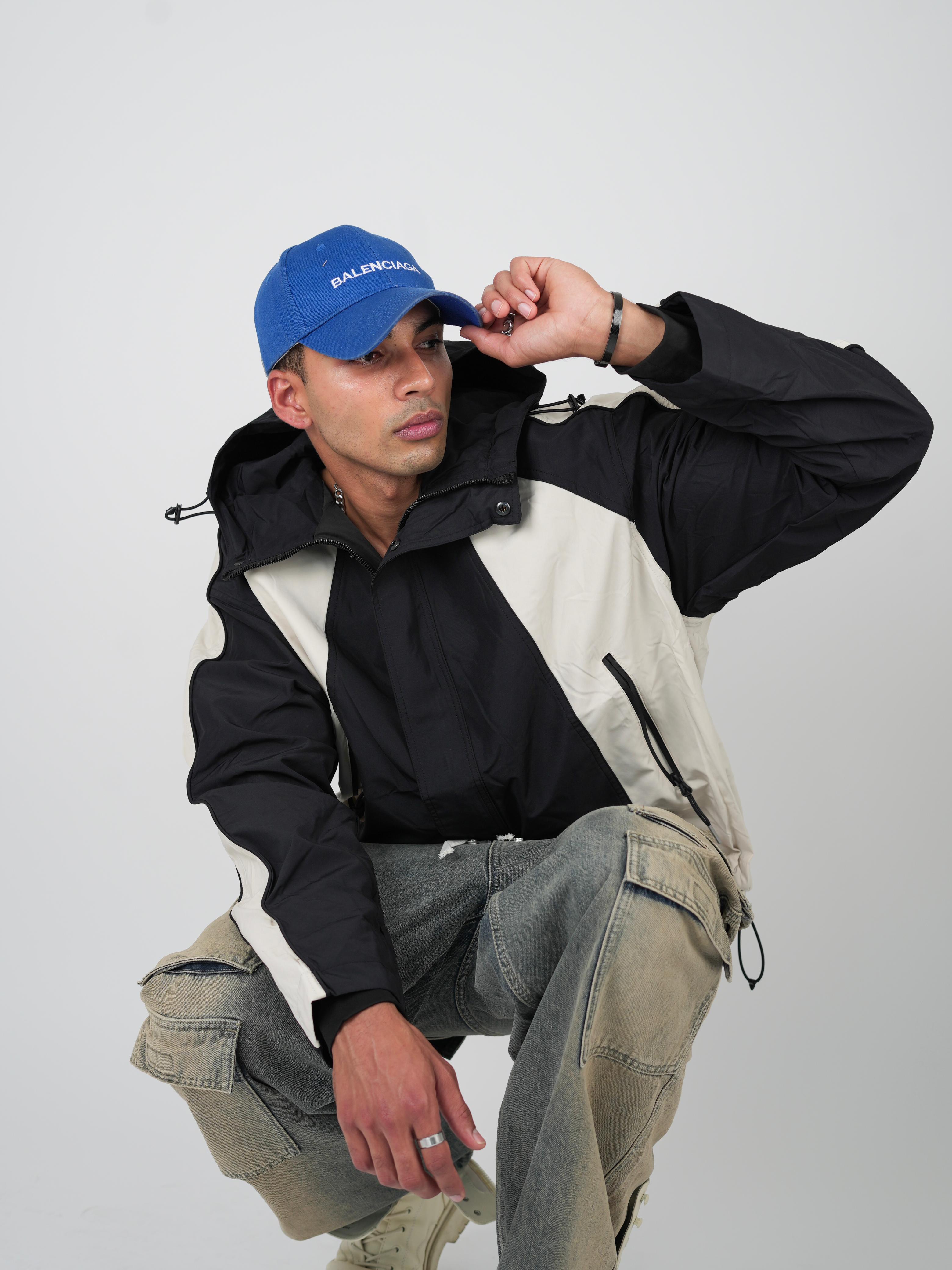 Two-Tone Streetwear Windbreaker Jacket