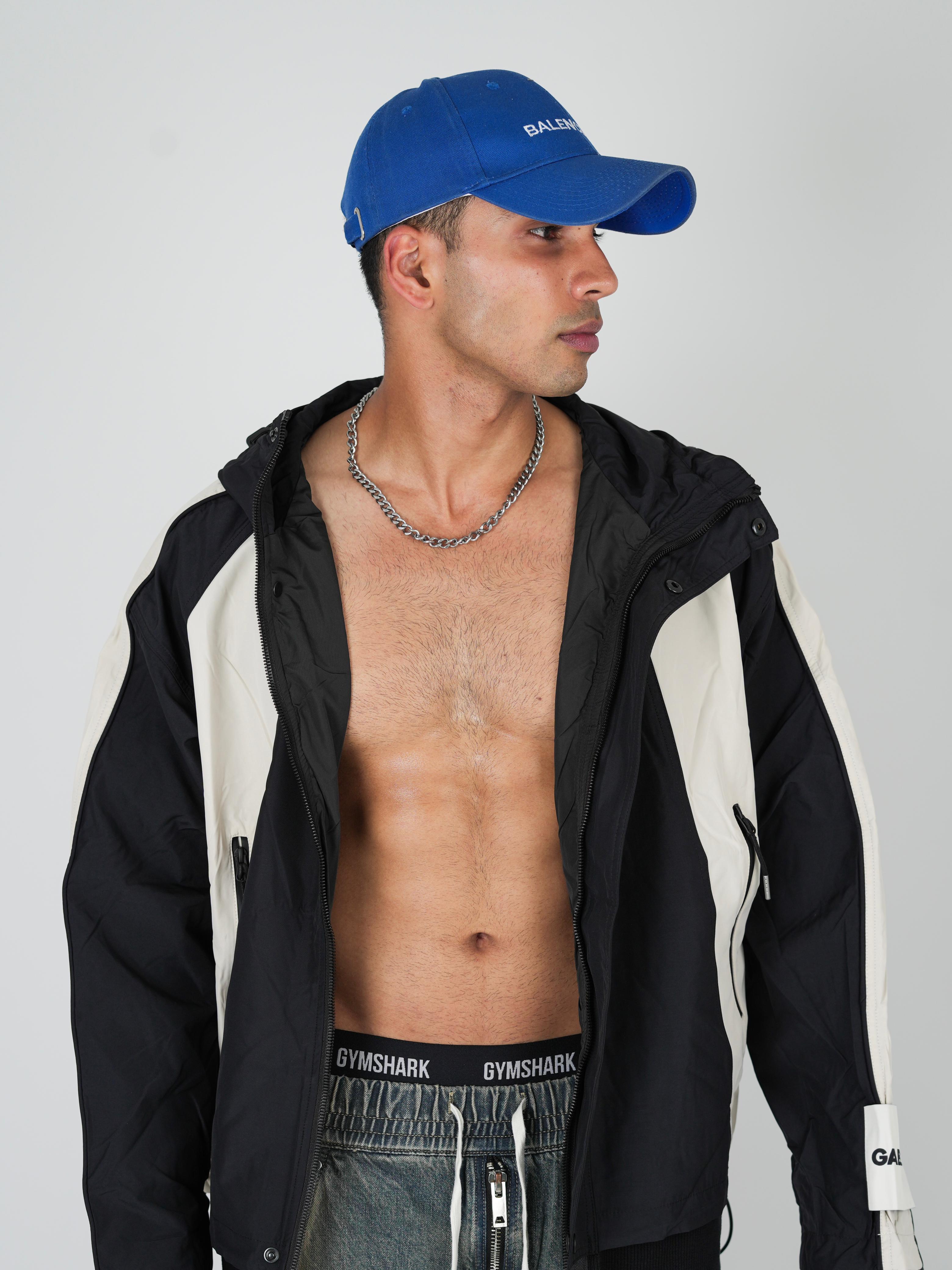 Two-Tone Streetwear Windbreaker Jacket