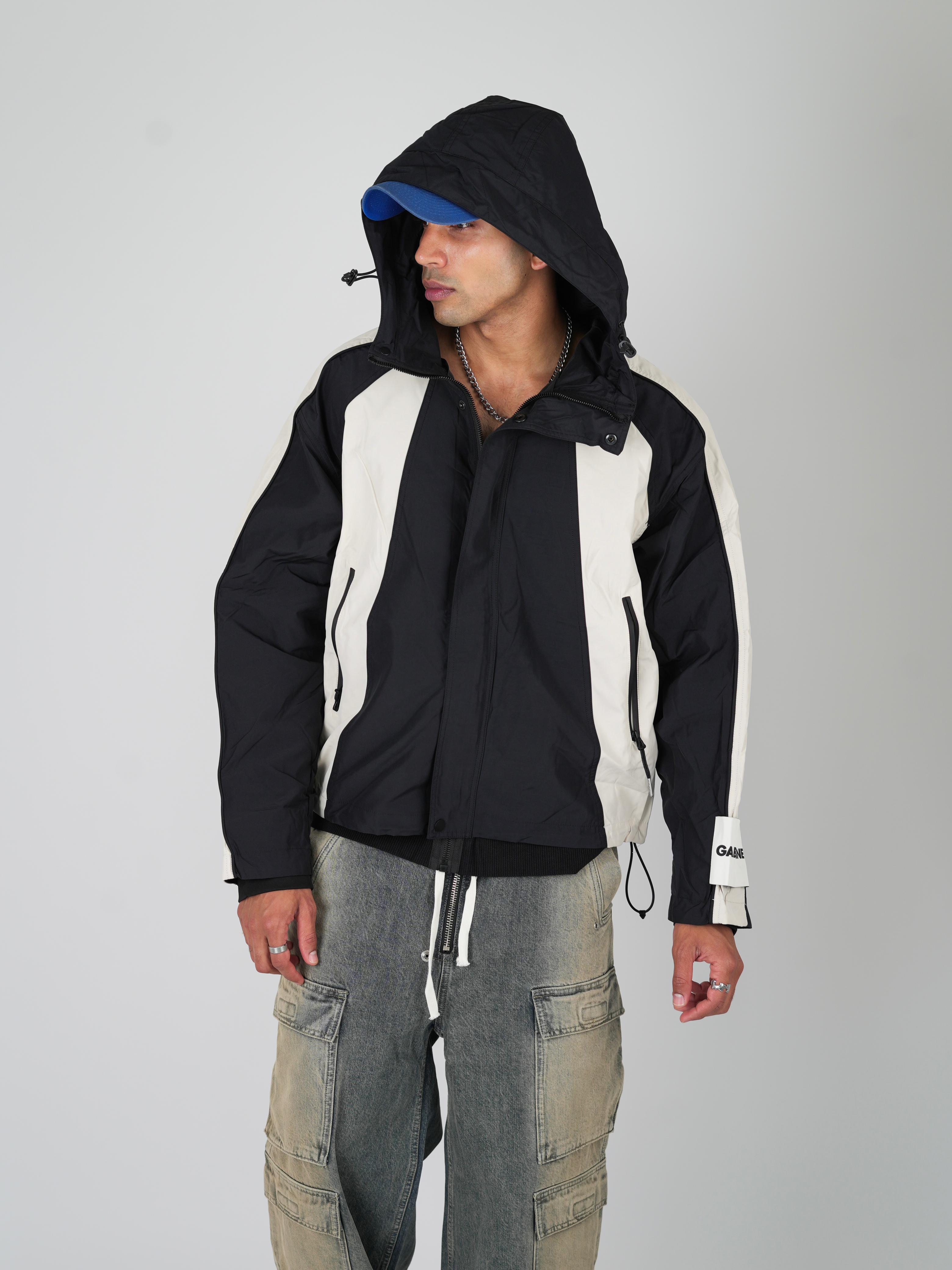 Two-Tone Streetwear Windbreaker Jacket