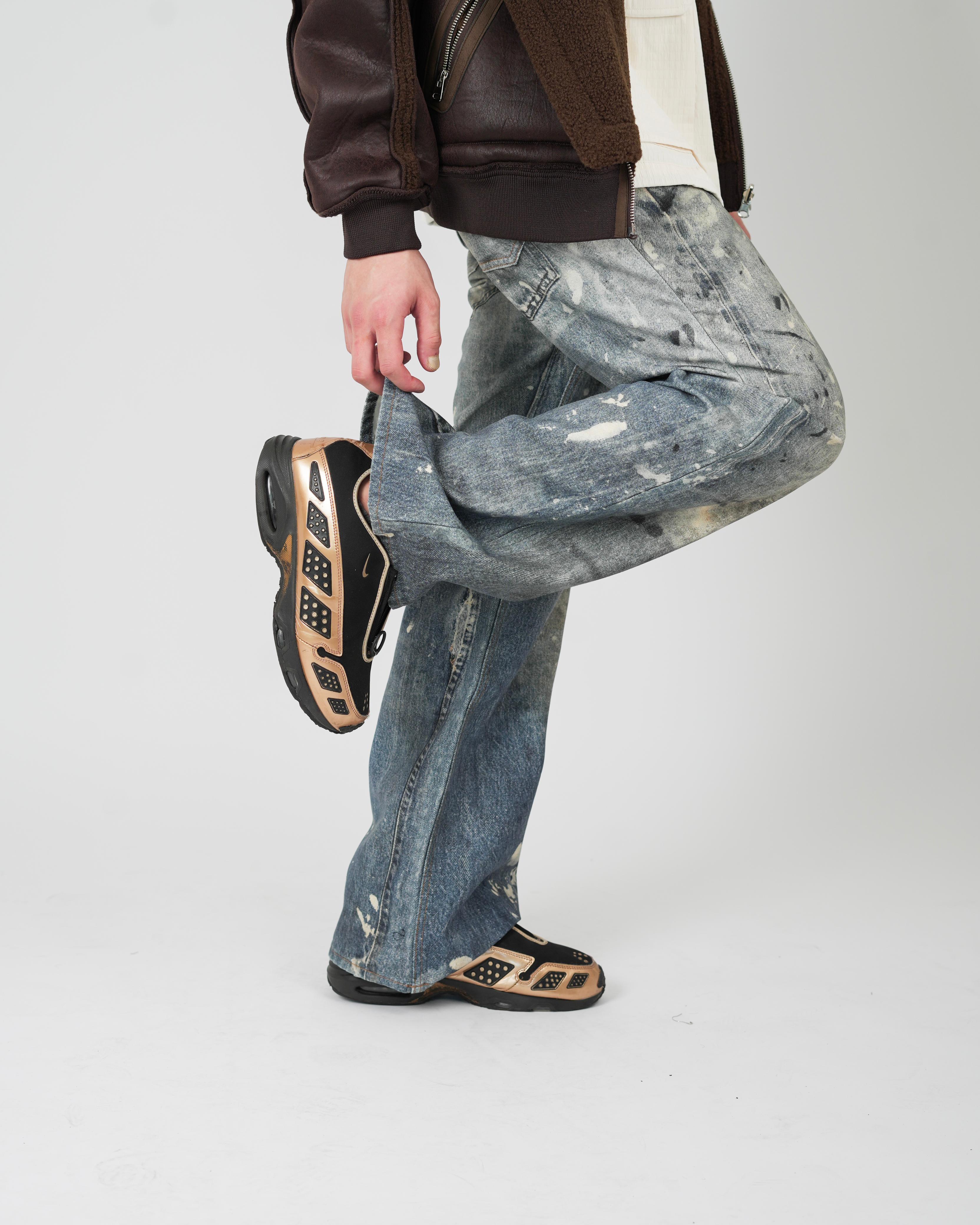 Paint Splatter Relaxed Jeans