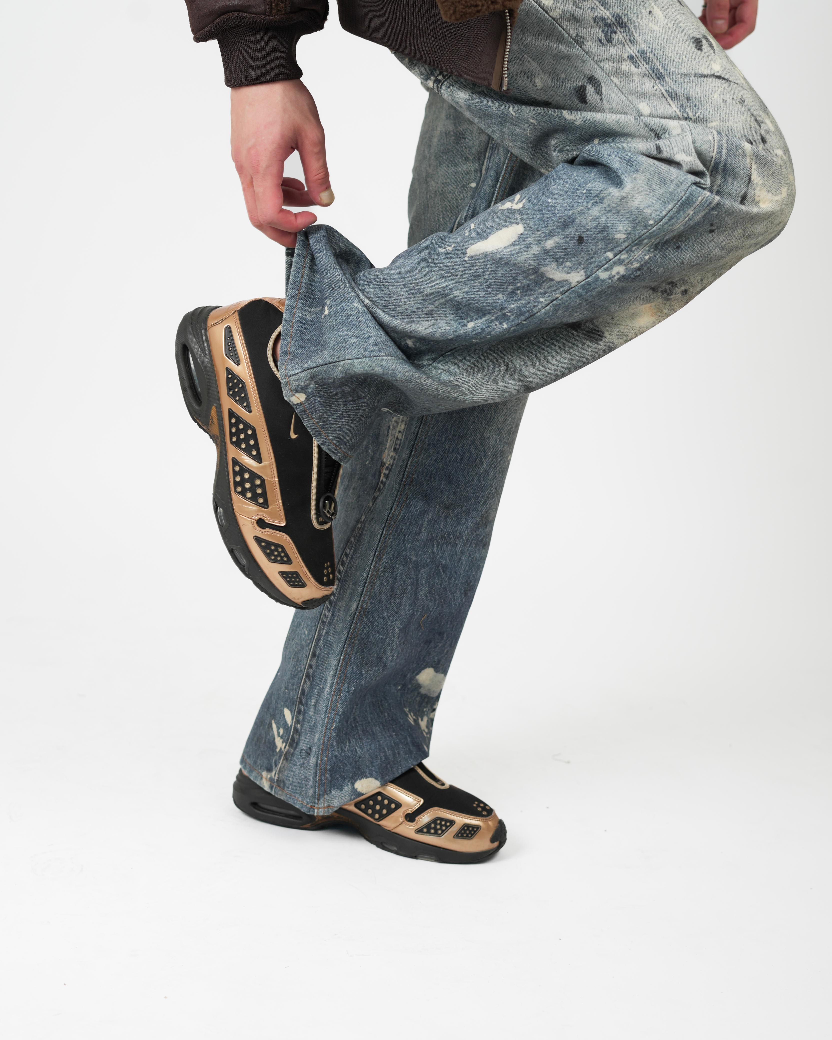 Paint Splatter Relaxed Jeans